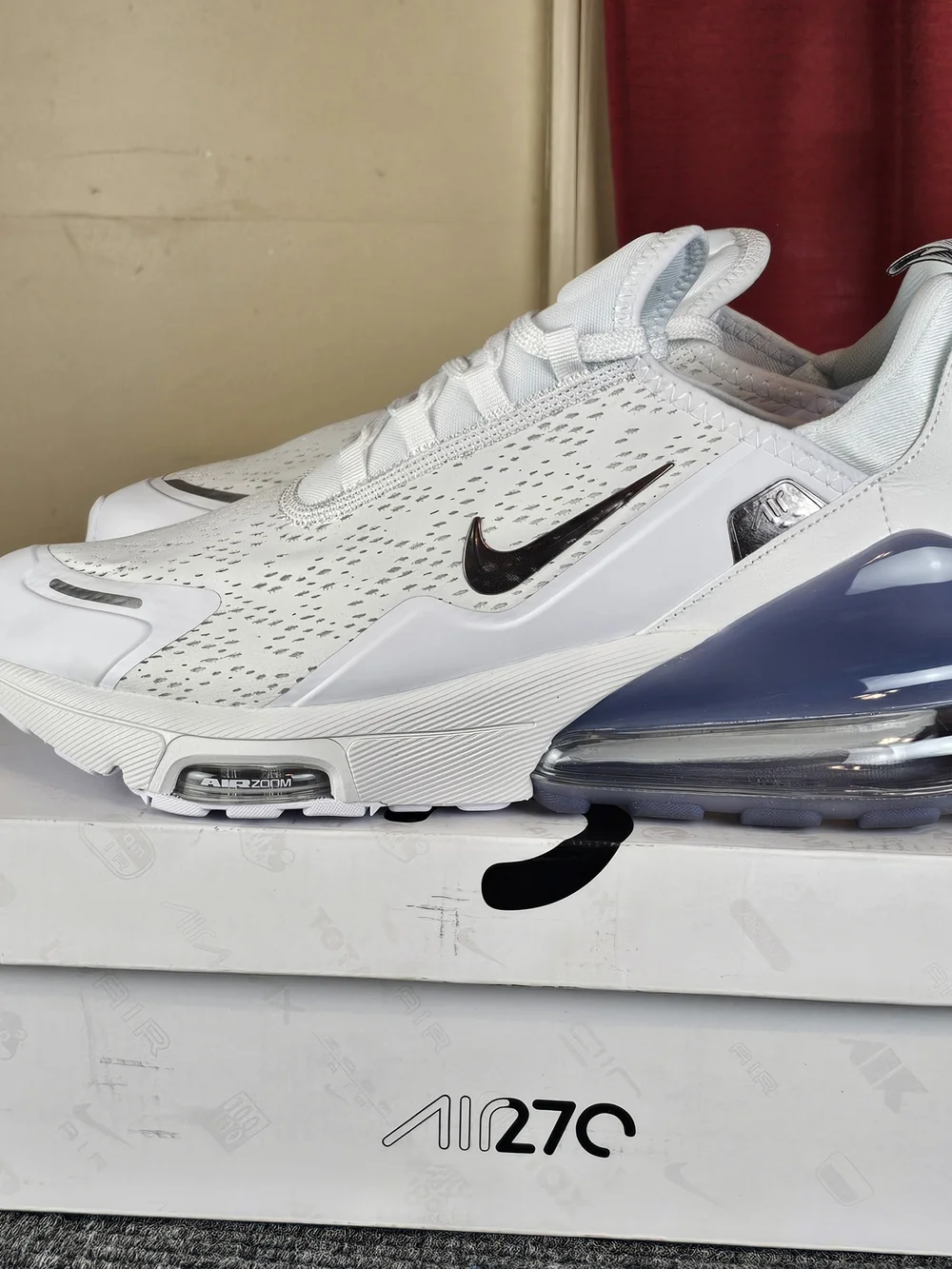 Nike Air Max 270 React White/bark Gray new Various Sizes New
